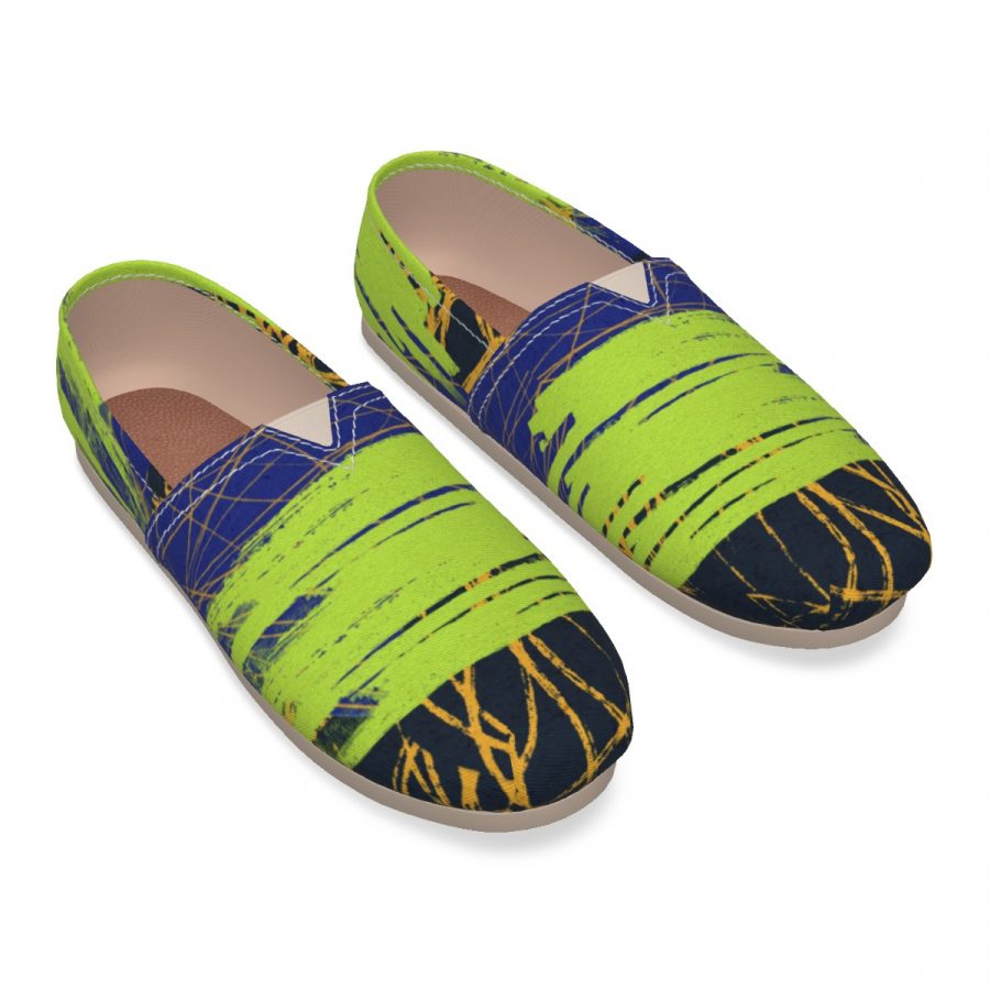 All-Over Print Women's Canvas Fisherman Shoes - Image 2