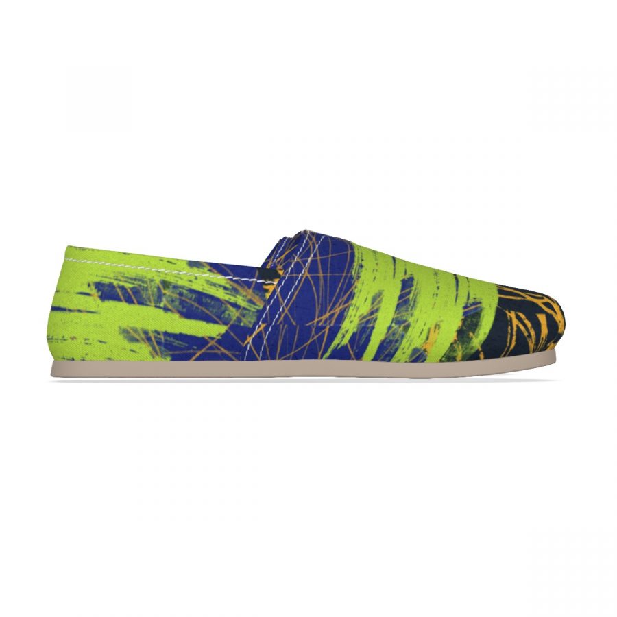 All-Over Print Women's Canvas Fisherman Shoes - Image 3