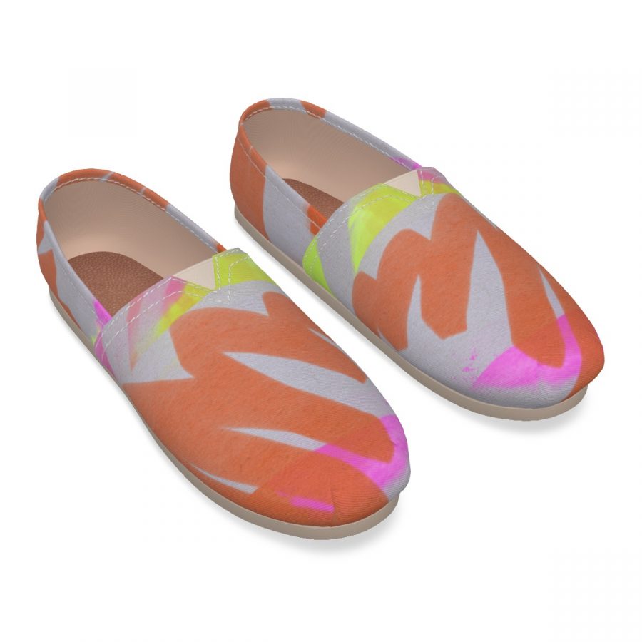 All-Over Print Women's Canvas Fisherman Shoes - Image 2