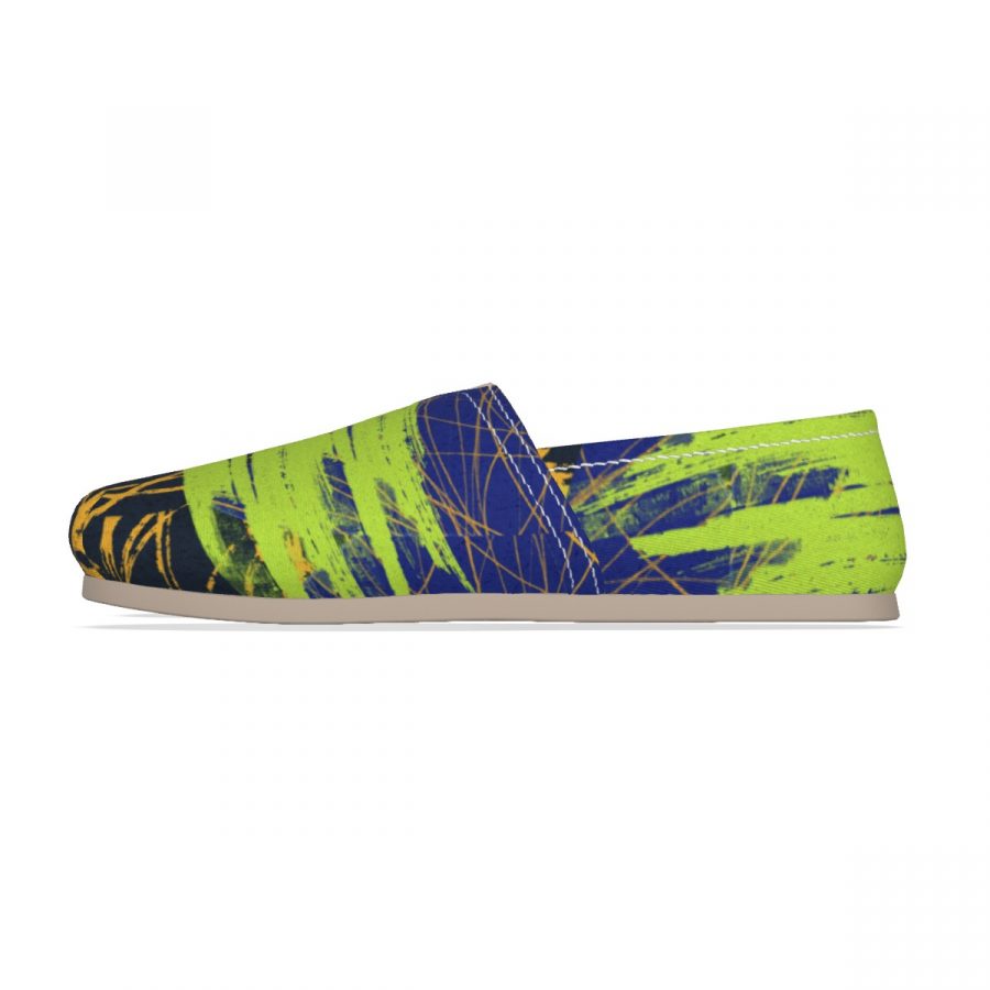 All-Over Print Women's Canvas Fisherman Shoes - Image 5