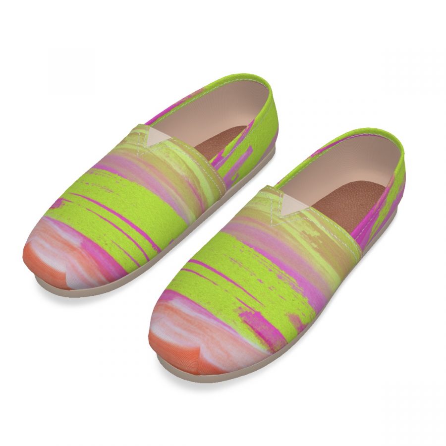 All-Over Print Women's Canvas Fisherman Shoes - Image 4