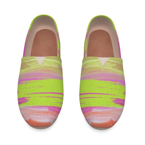 All-Over Print Women's Canvas Fisherman Shoes