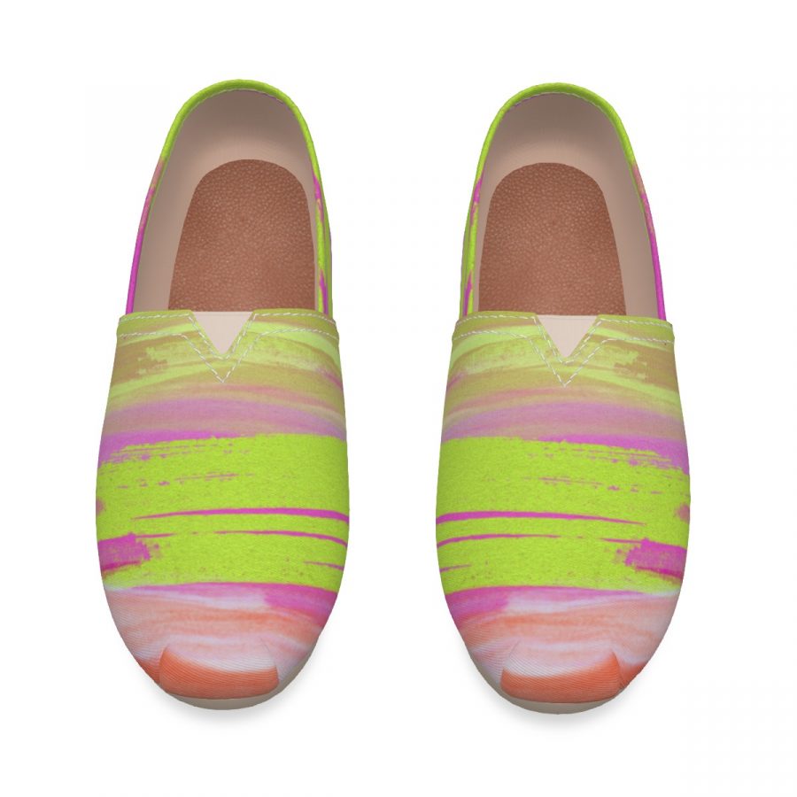 All-Over Print Women's Canvas Fisherman Shoes
