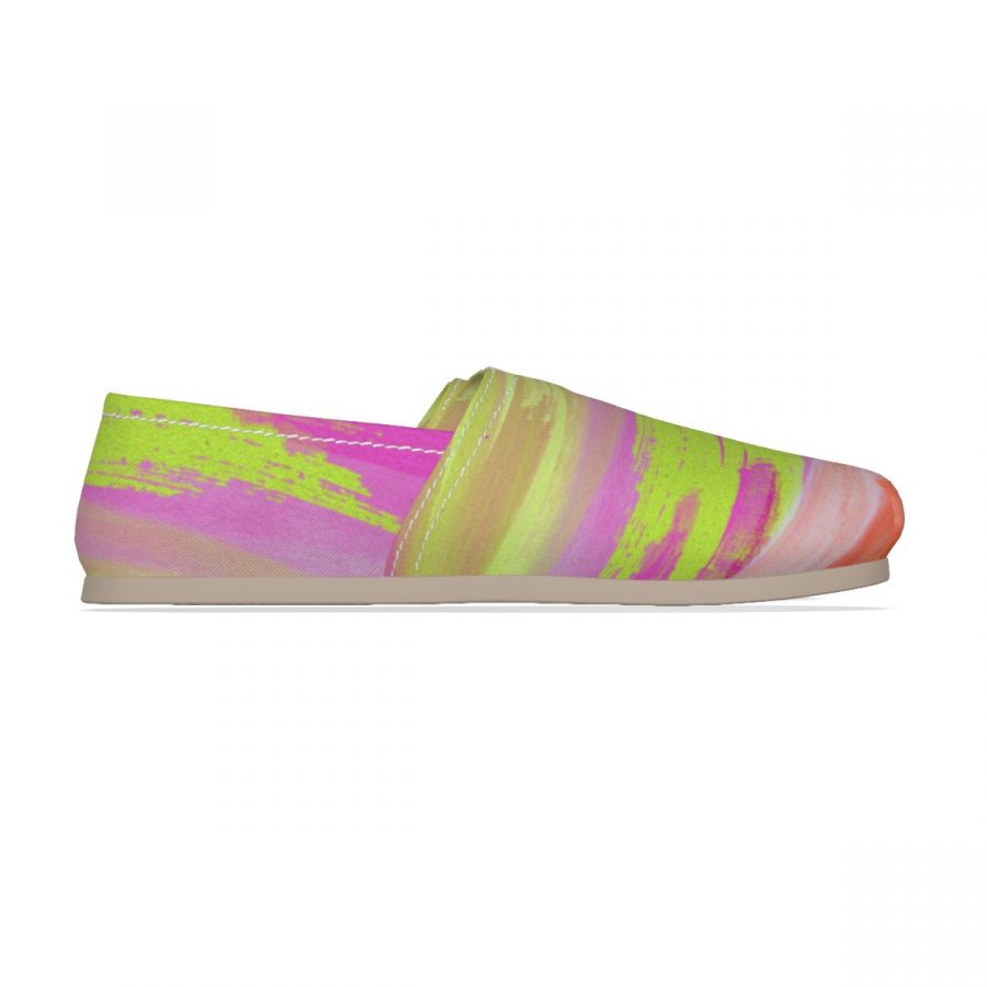 All-Over Print Women's Canvas Fisherman Shoes - Image 3