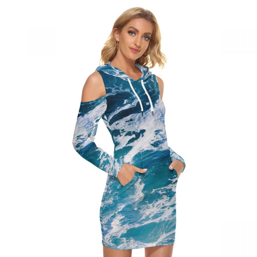 All-Over Print Women's Tight Dress - Image 3