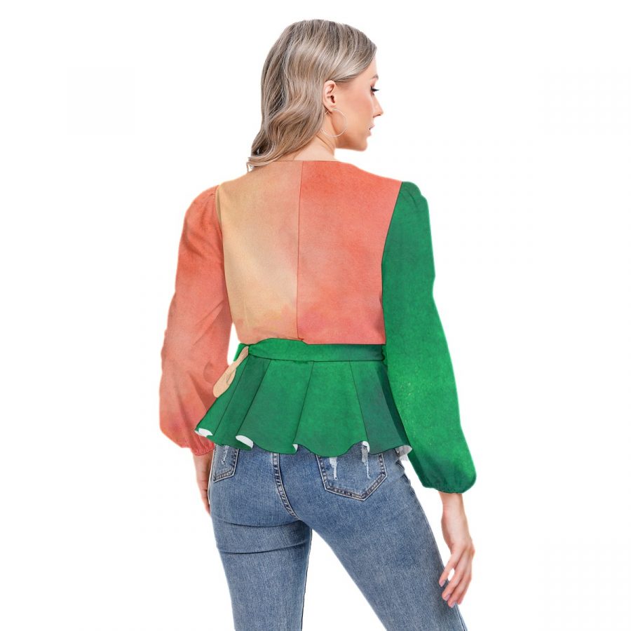 All-Over Print Women's Long Sleeve Shirt - Image 4