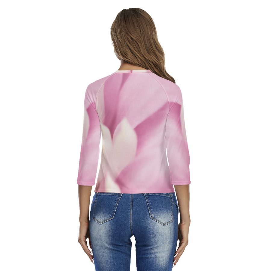 All-Over Print Women's Raglan Sleeves T-shirts - Image 4
