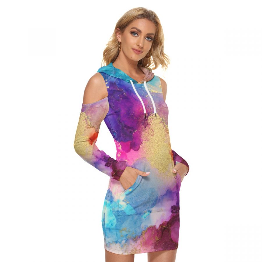 All-Over Print Women's Tight Dress - Image 3