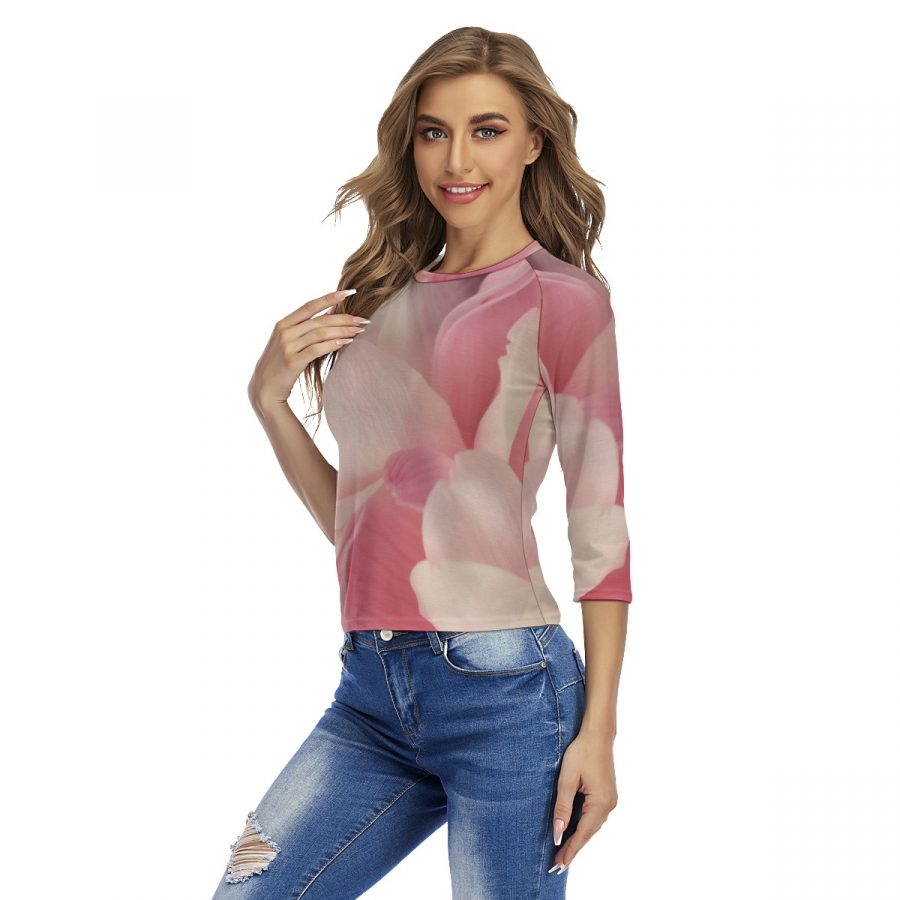All-Over Print Women's Raglan Sleeves T-shirts - Image 2