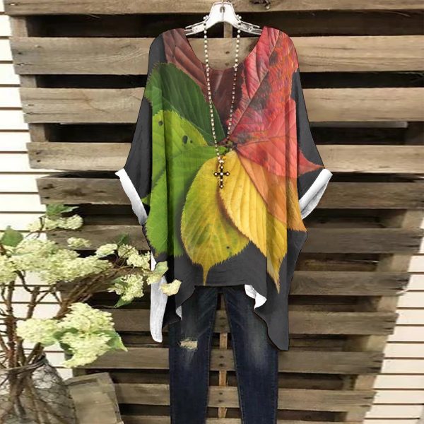 All-Over Print Women's Bat Sleeve Shirt