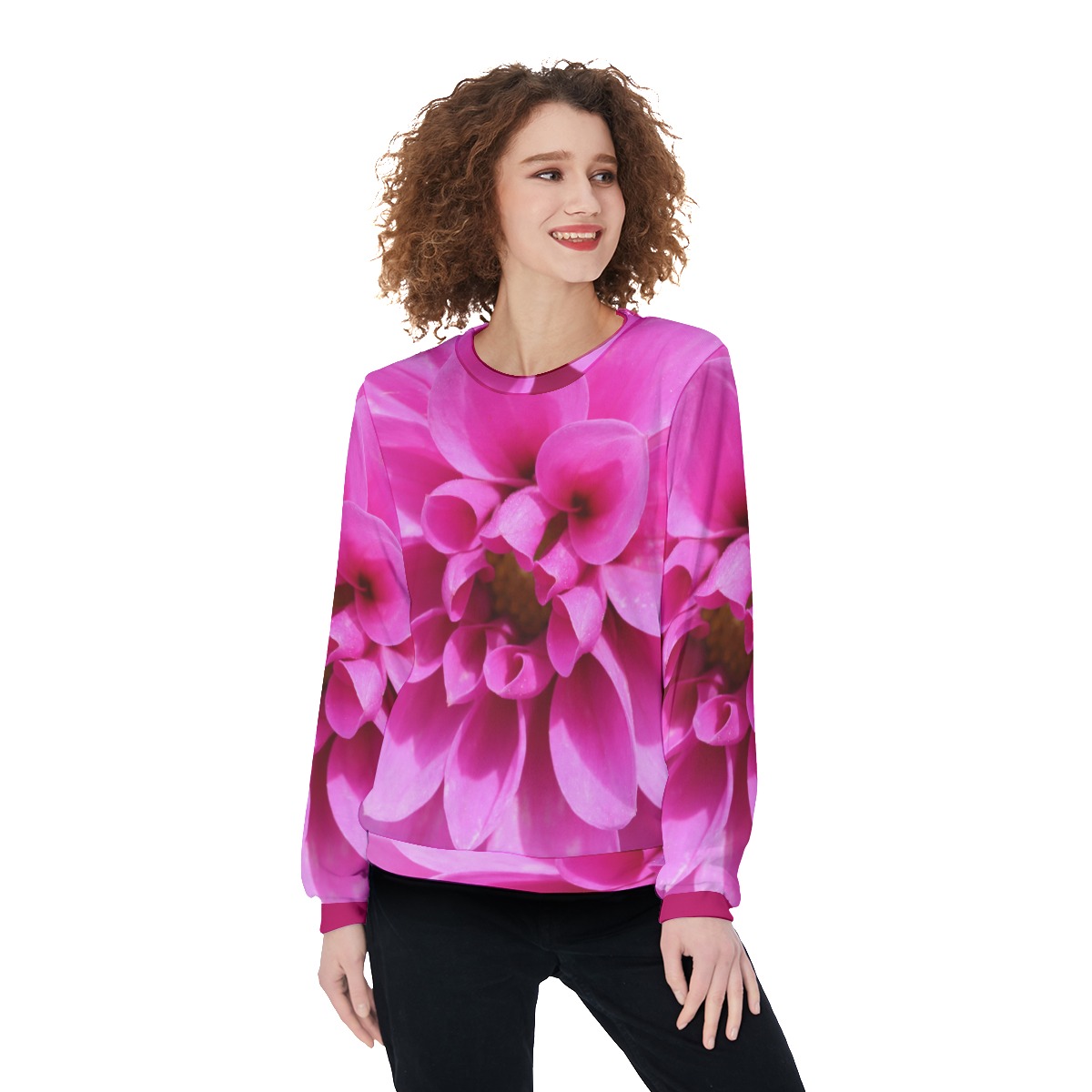 All-Over Print Women's Thicken Sweater