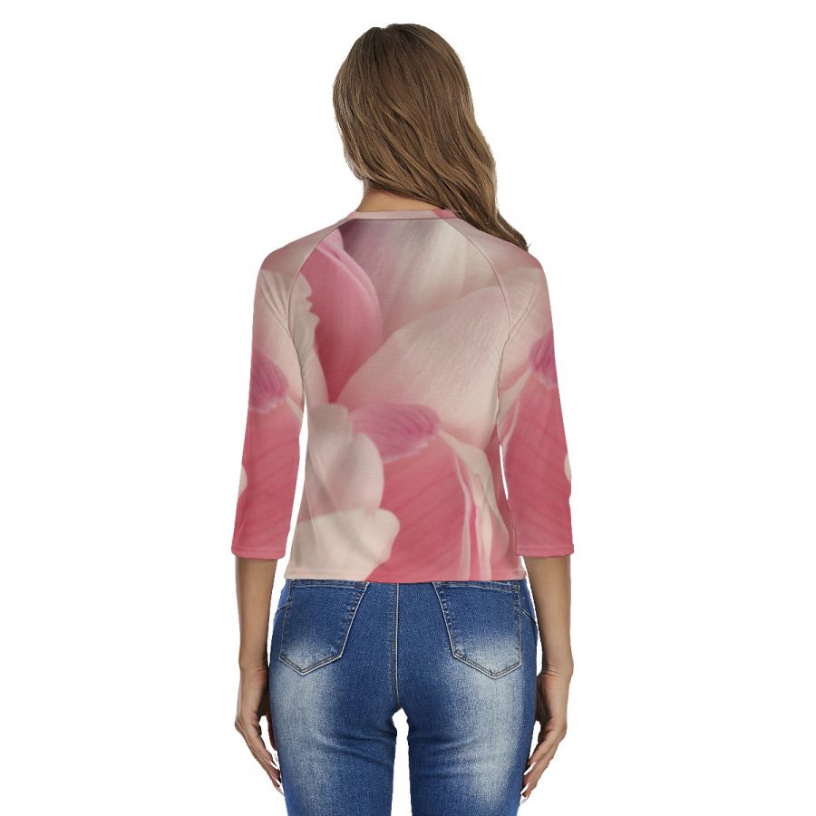 All-Over Print Women's Raglan Sleeves T-shirts - Image 4