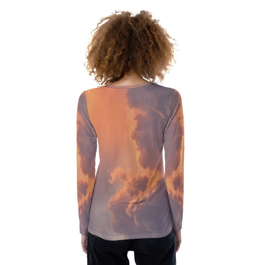 All-Over Print Women's Long Sleeve T-shirt - Image 3