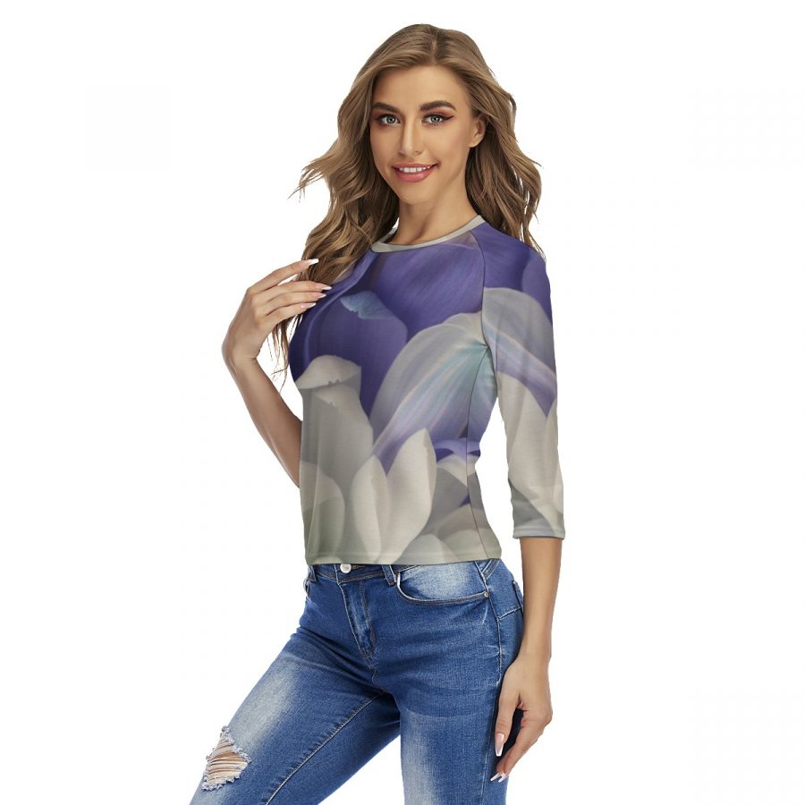 All-Over Print Women's Raglan Sleeves T-shirts - Image 2