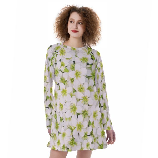 All-Over Print Women's Raglan Sleeve Dress