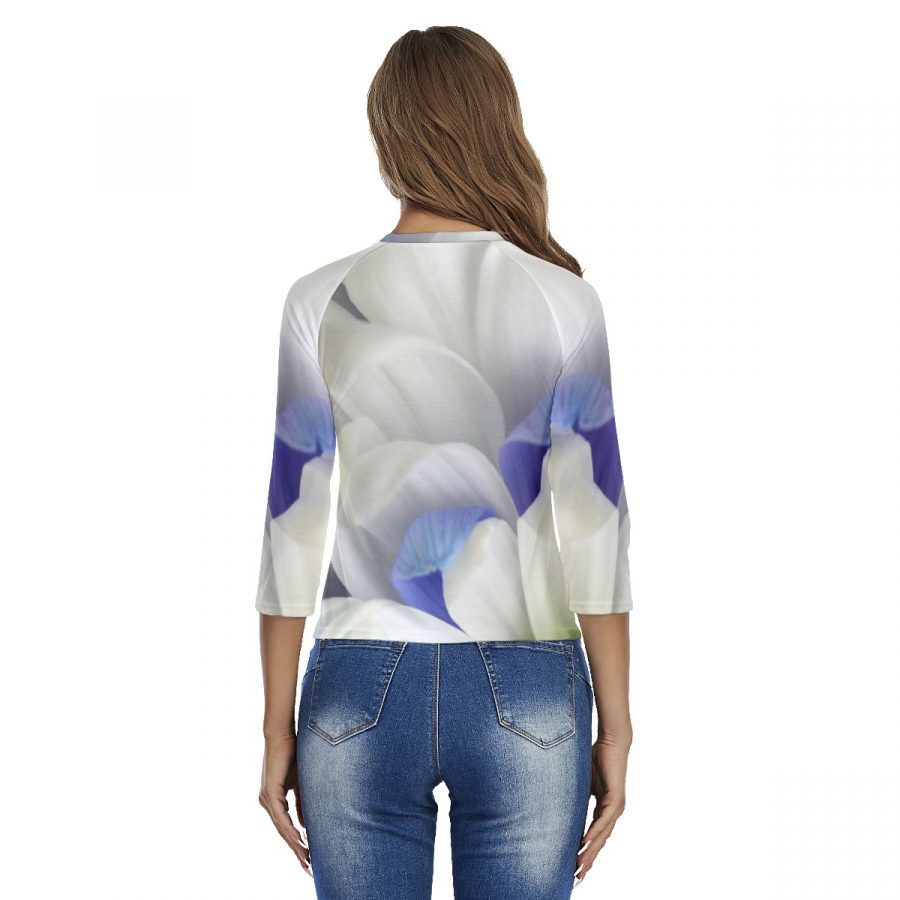 All-Over Print Women's Raglan Sleeves T-shirts - Image 4