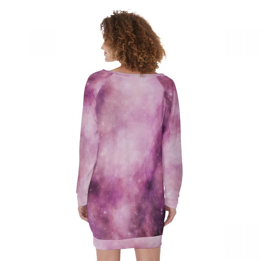 All-Over Print Women's Lace-Up Sweatshirt - Image 5