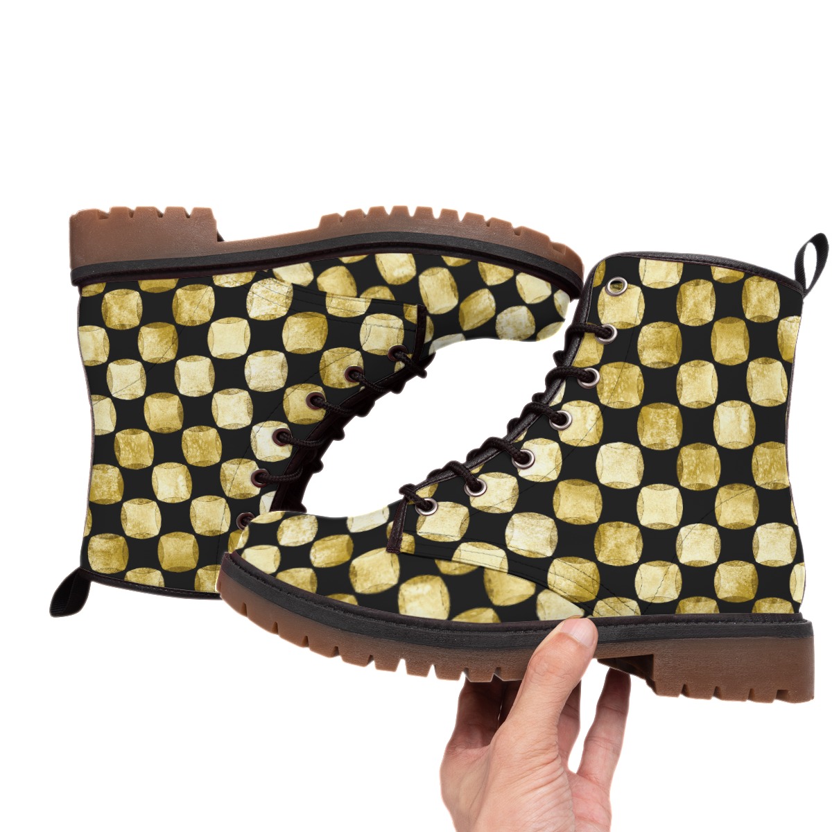 All-Over Print Women's Martin Short Boots - Image 3