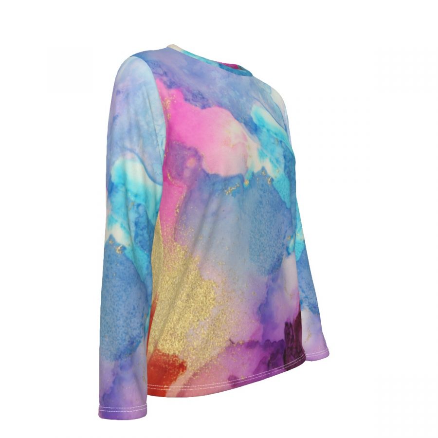 All-Over Print Women's Oversized T-shirt | 190GSM Cotton - Image 3