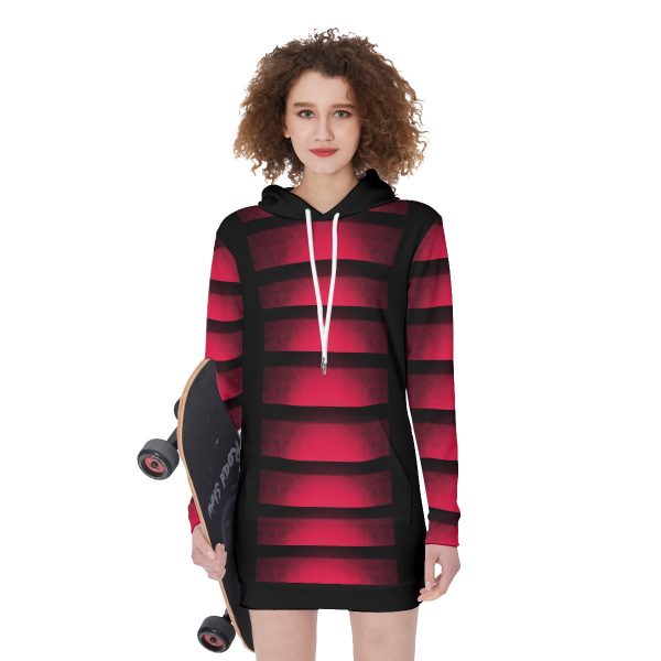 All-Over Print Women's Long Hoodie