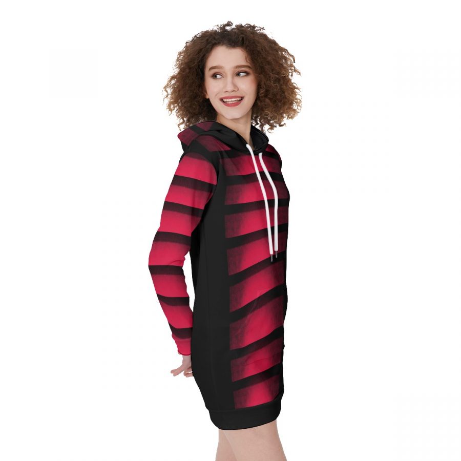 All-Over Print Women's Long Hoodie - Image 2