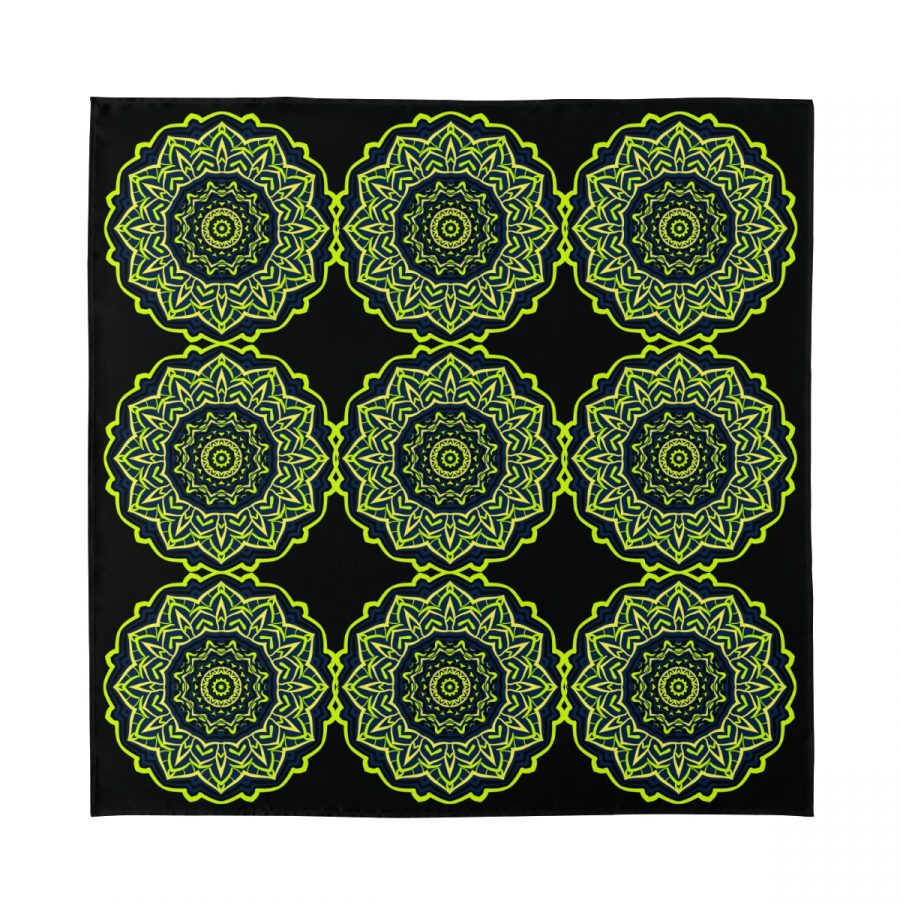 All-Over Print Unisex Silk Scarf - Image 3