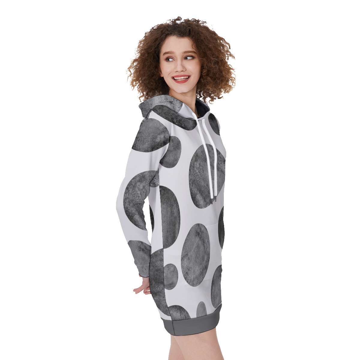 All-Over Print Women's Long Hoodie - Image 2