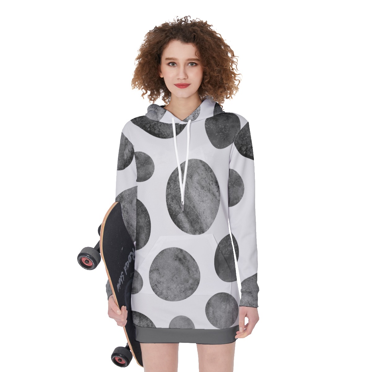All-Over Print Women's Long Hoodie