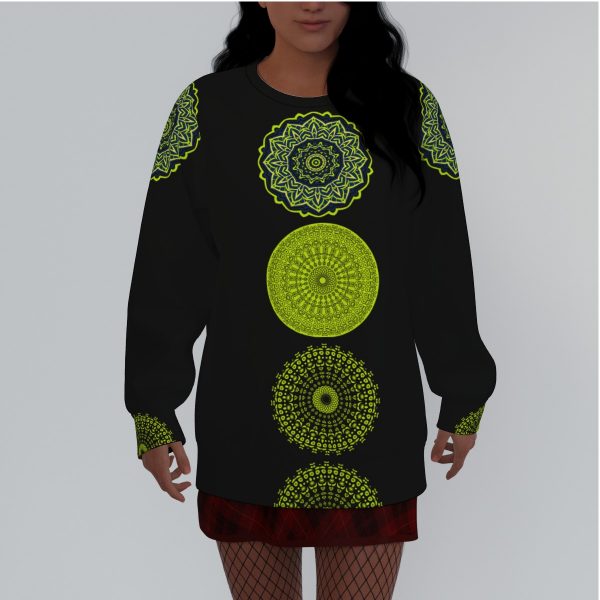 All-Over Print Women's Raglan Sleeve Sweatshirt