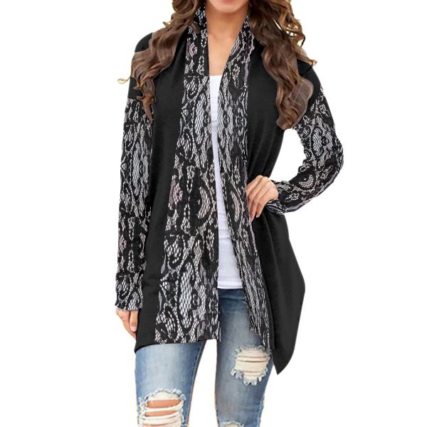 All-Over Print Women's Cardigan With Long Sleeve