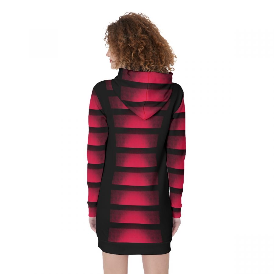 All-Over Print Women's Long Hoodie - Image 4