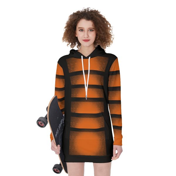 All-Over Print Women's Long Hoodie