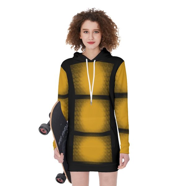 All-Over Print Women's Long Hoodie