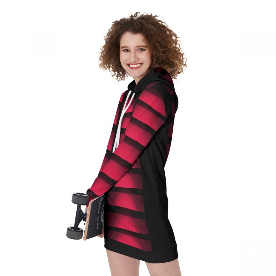 All-Over Print Women's Long Hoodie - Image 3