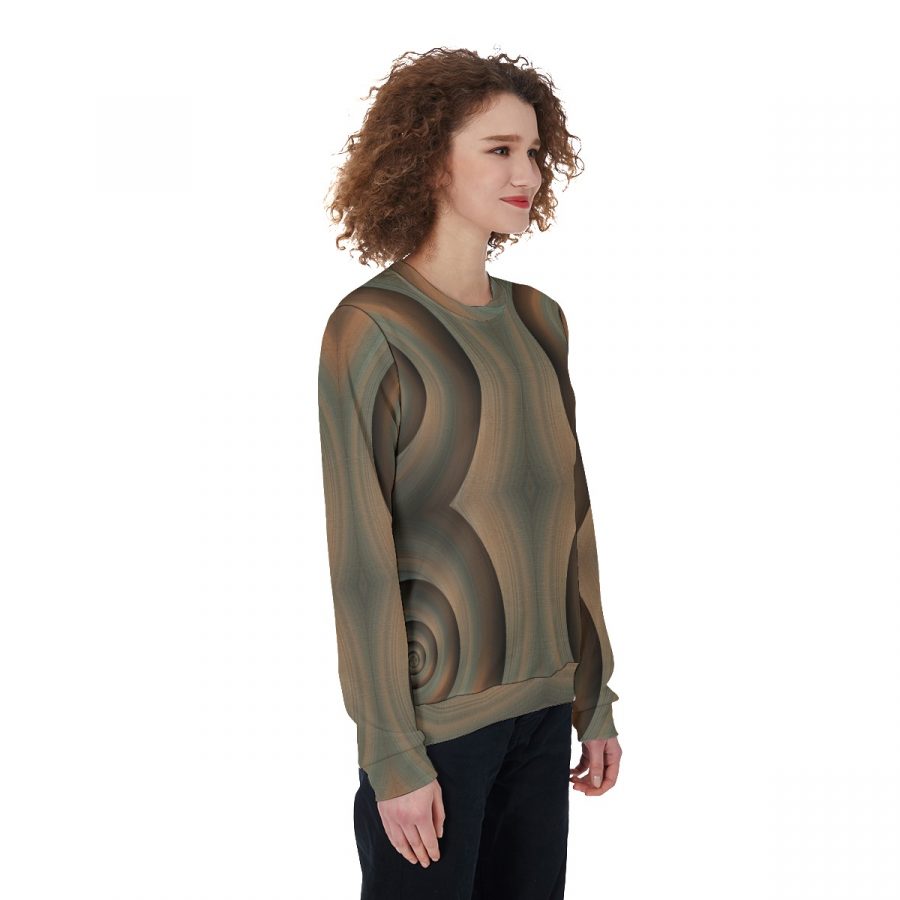 All-Over Print Women's Loose Sweatshirt - Image 2