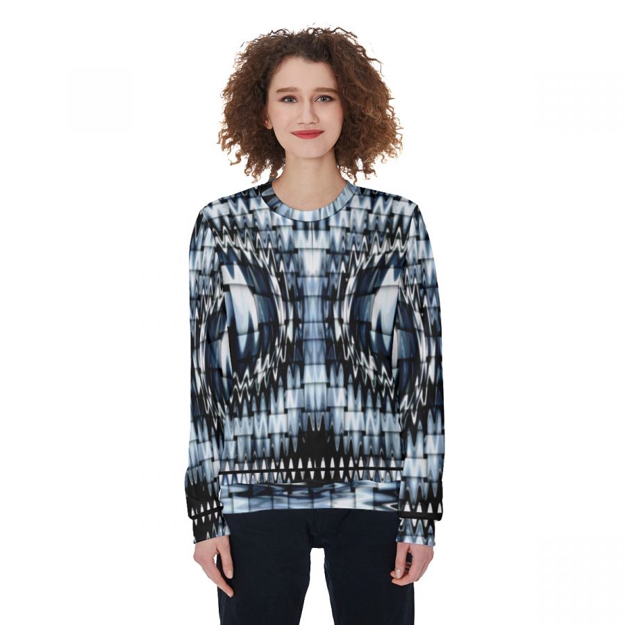 All-Over Print Women's Loose Sweatshirt