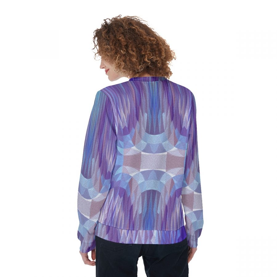 All-Over Print Women's Loose Sweatshirt - Image 3