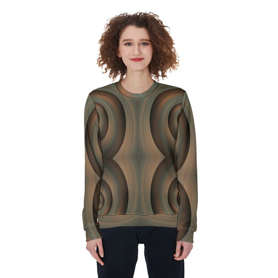 All-Over Print Women's Loose Sweatshirt