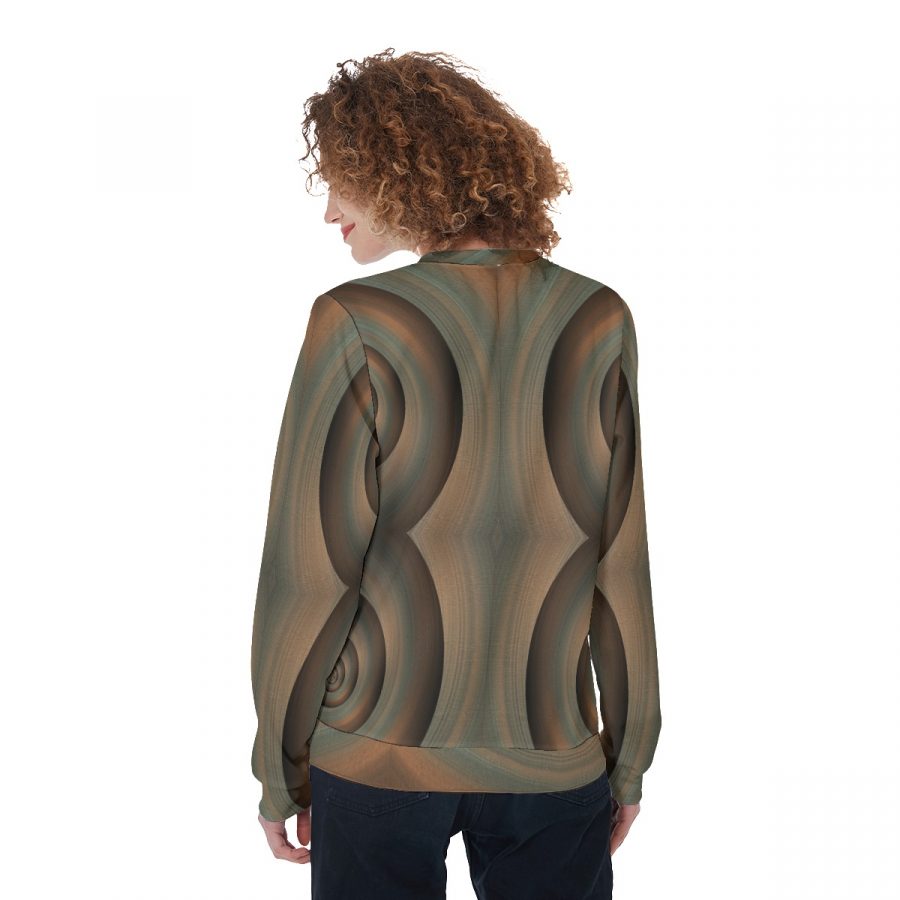 All-Over Print Women's Loose Sweatshirt - Image 3