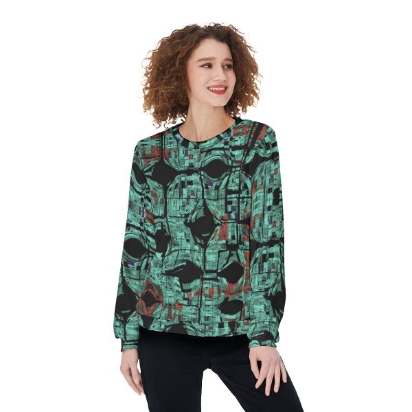 All-Over Print Women's Thicken Sweater