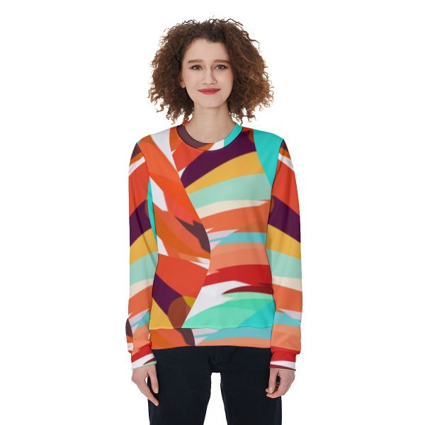 All-Over Print Women's Loose Sweatshirt