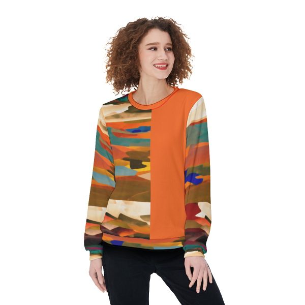 All-Over Print Women's Sweater