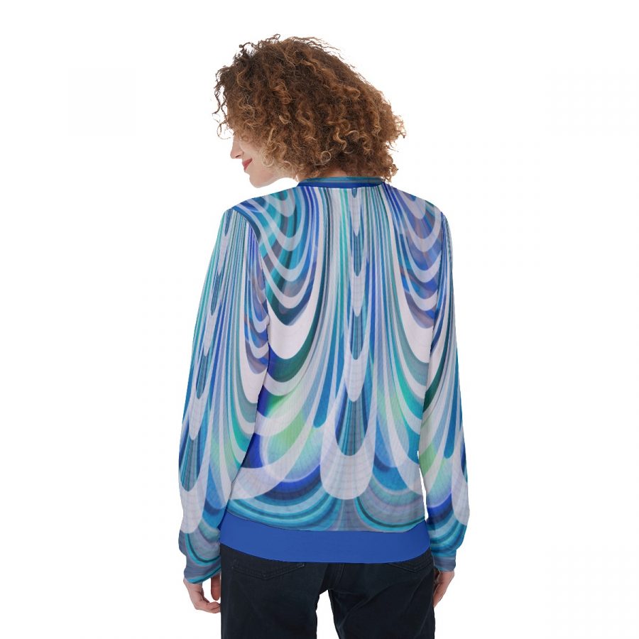 All-Over Print Women's Loose Sweatshirt - Image 3
