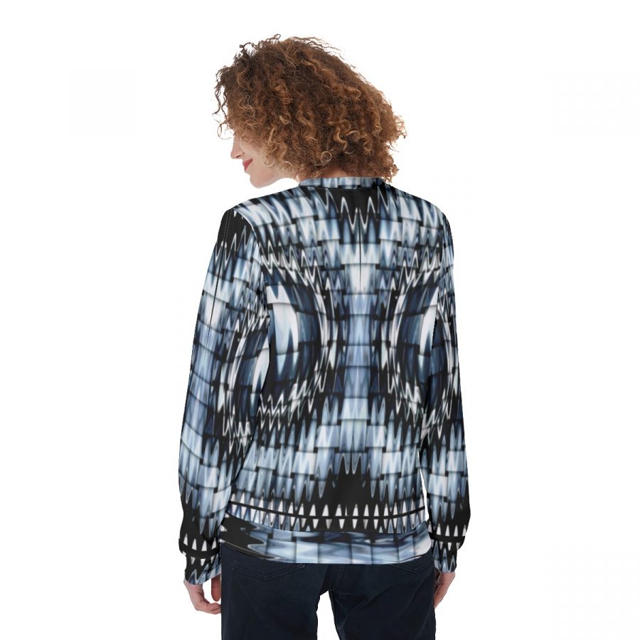 All-Over Print Women's Loose Sweatshirt - Image 3