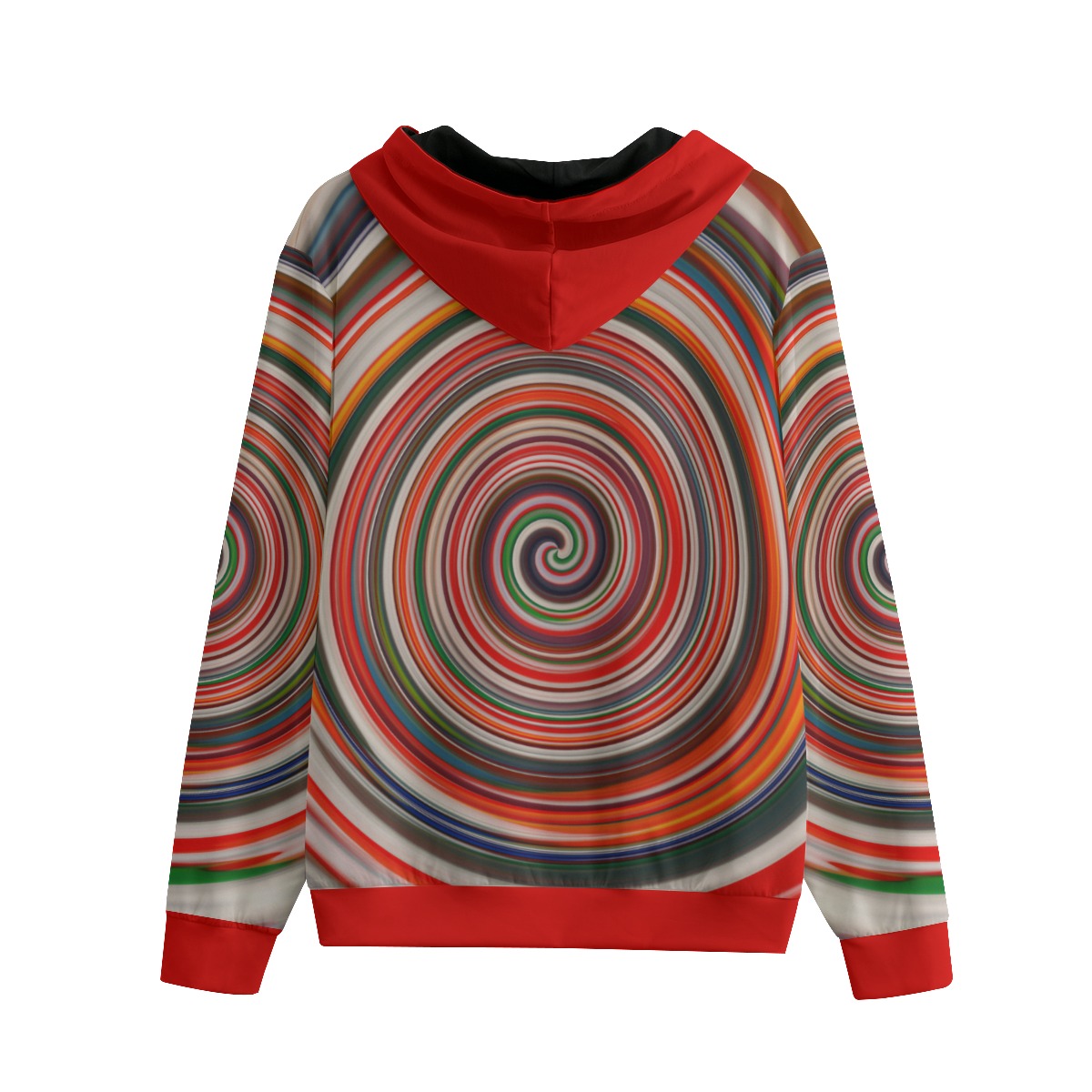 All-Over Print Unisex Pullover Hoodie With Zipper Closure | 310GSM Cotton - Image 2