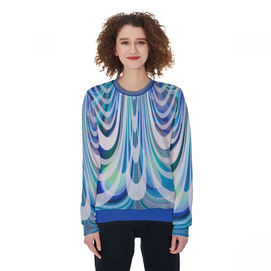 All-Over Print Women's Loose Sweatshirt