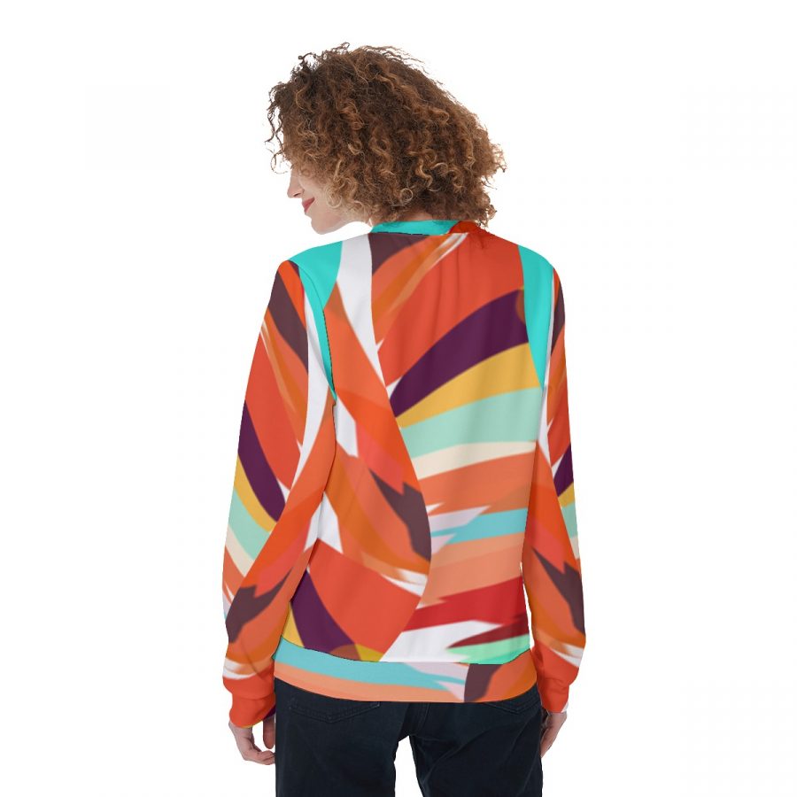 All-Over Print Women's Loose Sweatshirt - Image 3