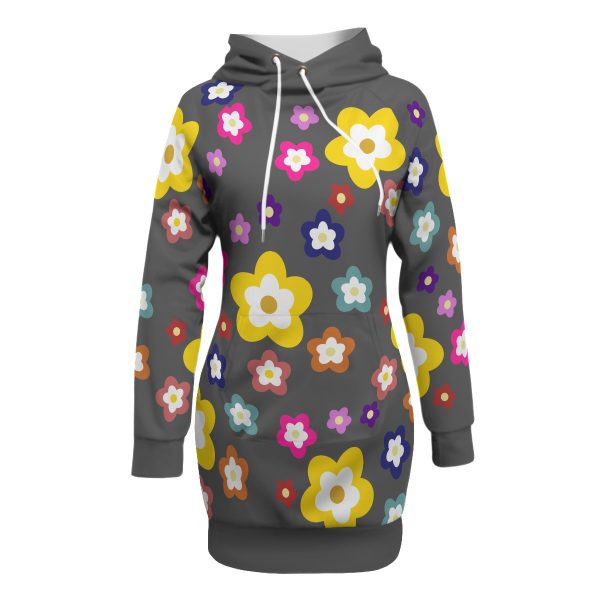 All-Over Print Women's Pullover Hoodie With Raglan Sleeve