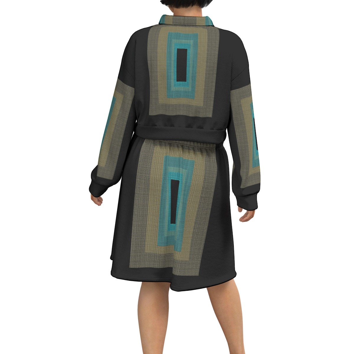 All-Over Print Women's Cropped And Skirt Sets - Image 4