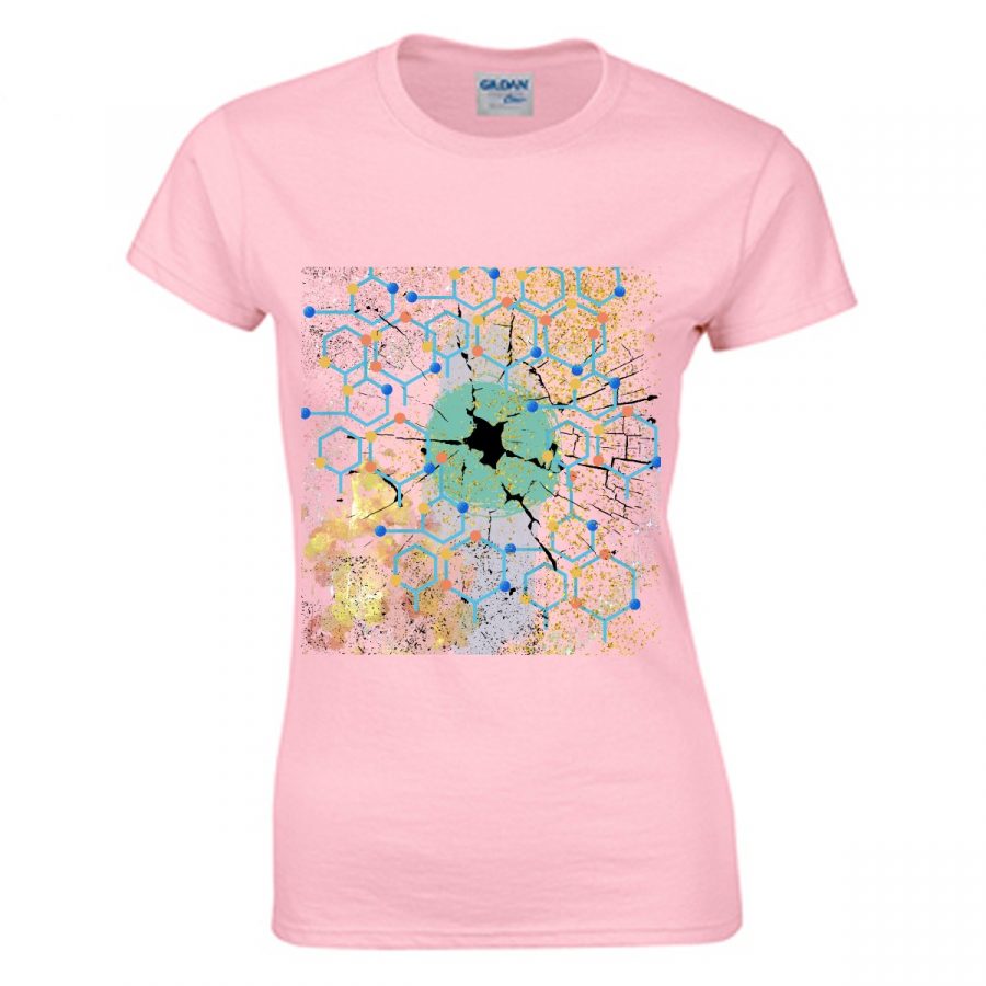 Women's Double Side Printing Crew Neck T-shirt | Gildan 180GSM Cotton (DTG) - Image 3